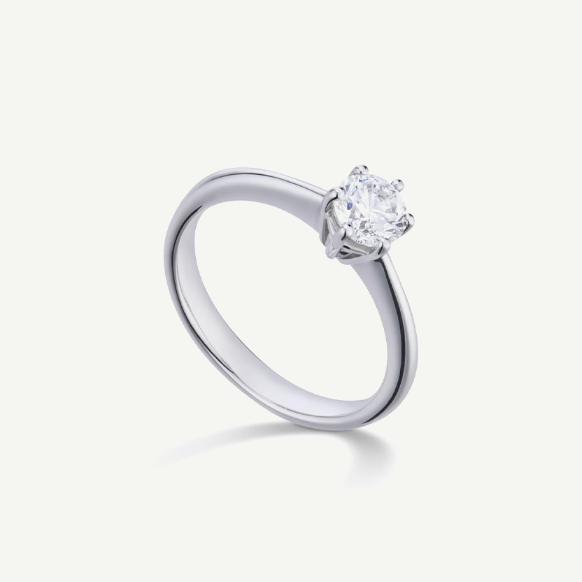 Solitaire 6-prong Ring