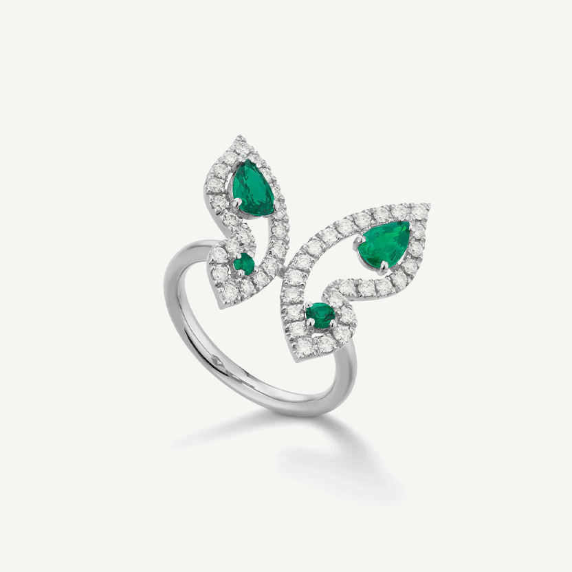 Mariposa Emerald Ring