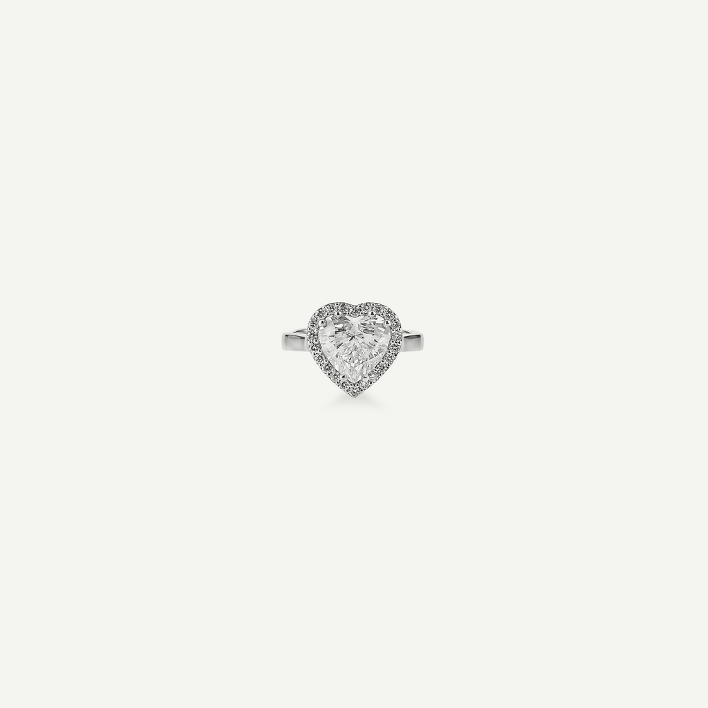 Heart Halo Ring