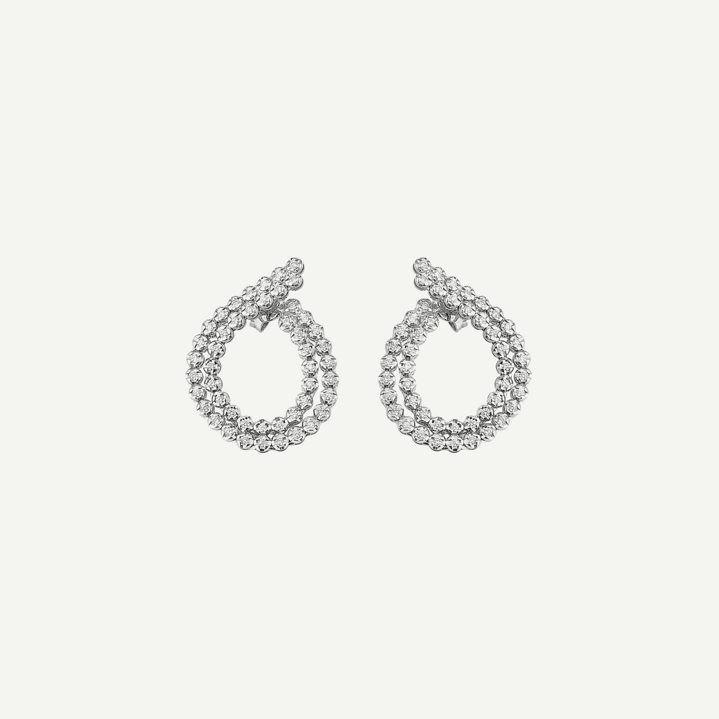 Double Diamond Hoops