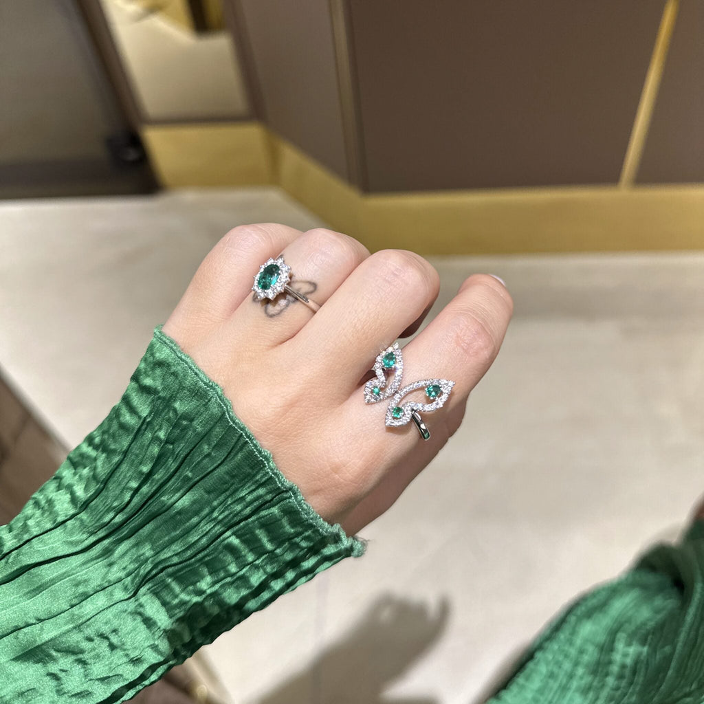 Mariposa Emerald Ring