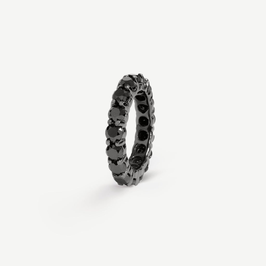 Eternity Black ring - Maison Celaj