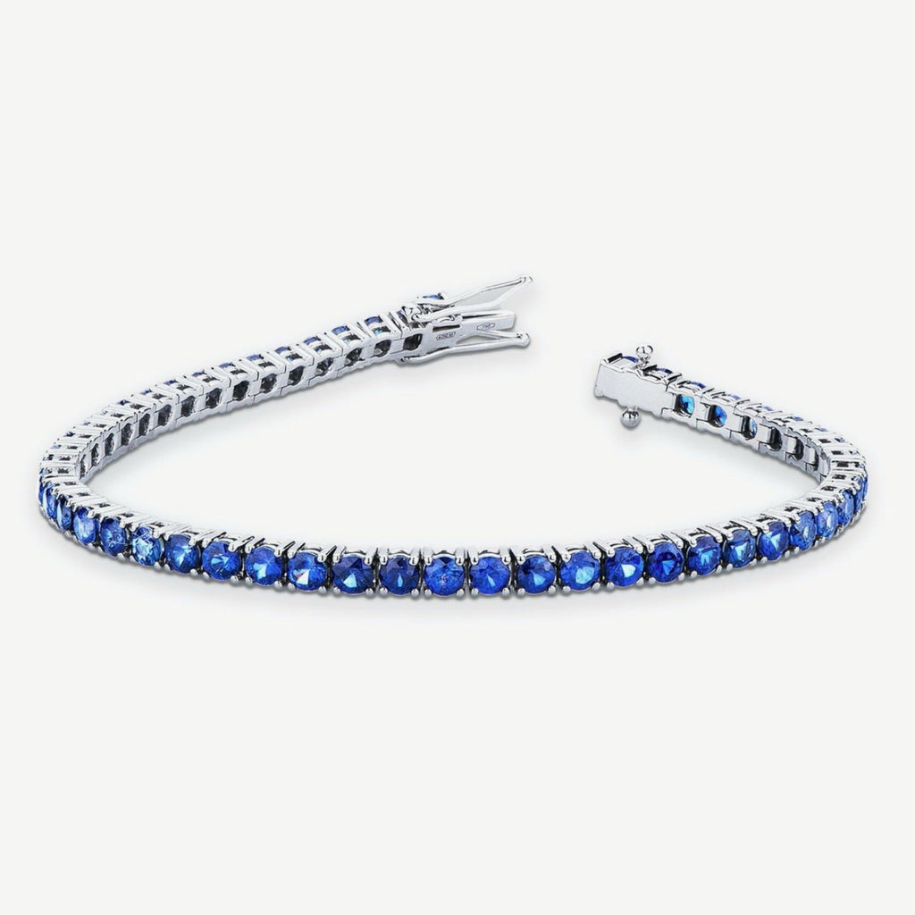 Blue Ocean tennis bracelet - Maison Celaj
