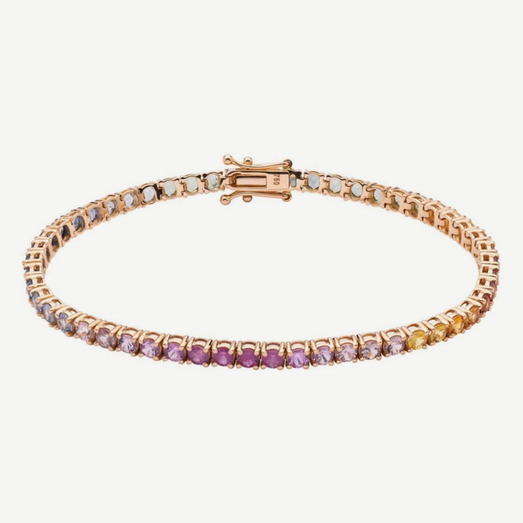 Rainbow Dream Tennis bracelet - Maison Celaj