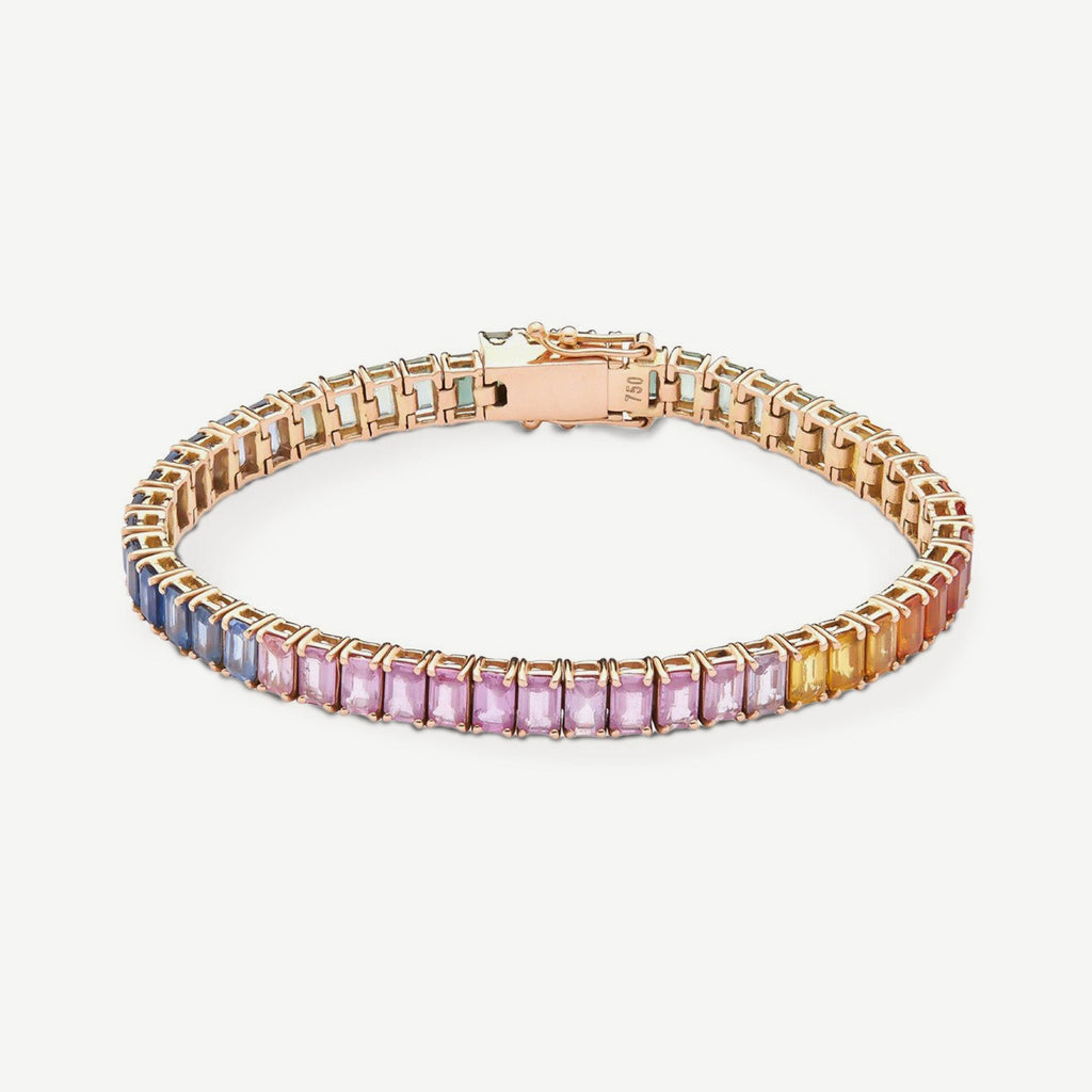 Rainbow Tennis Bracelet 10kt