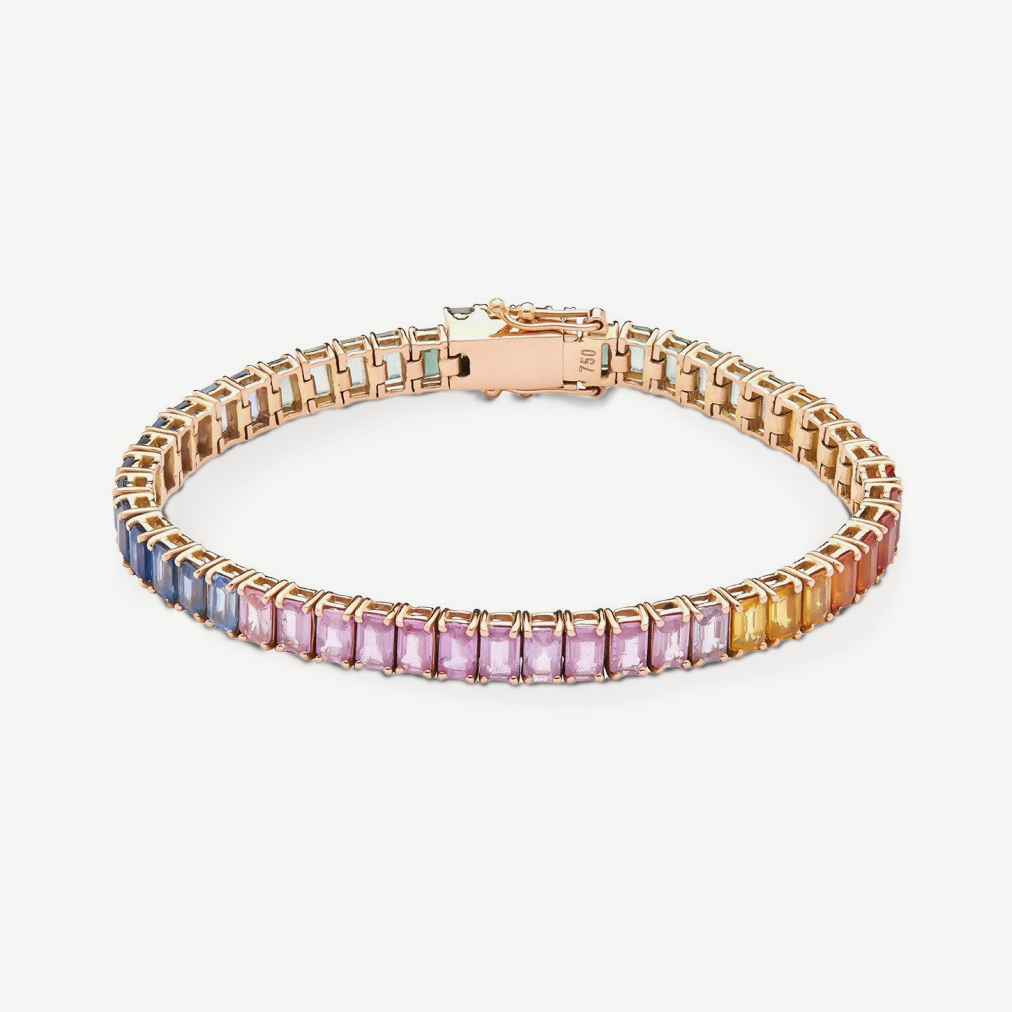 Rainbow Tennis Bracelet 10kt