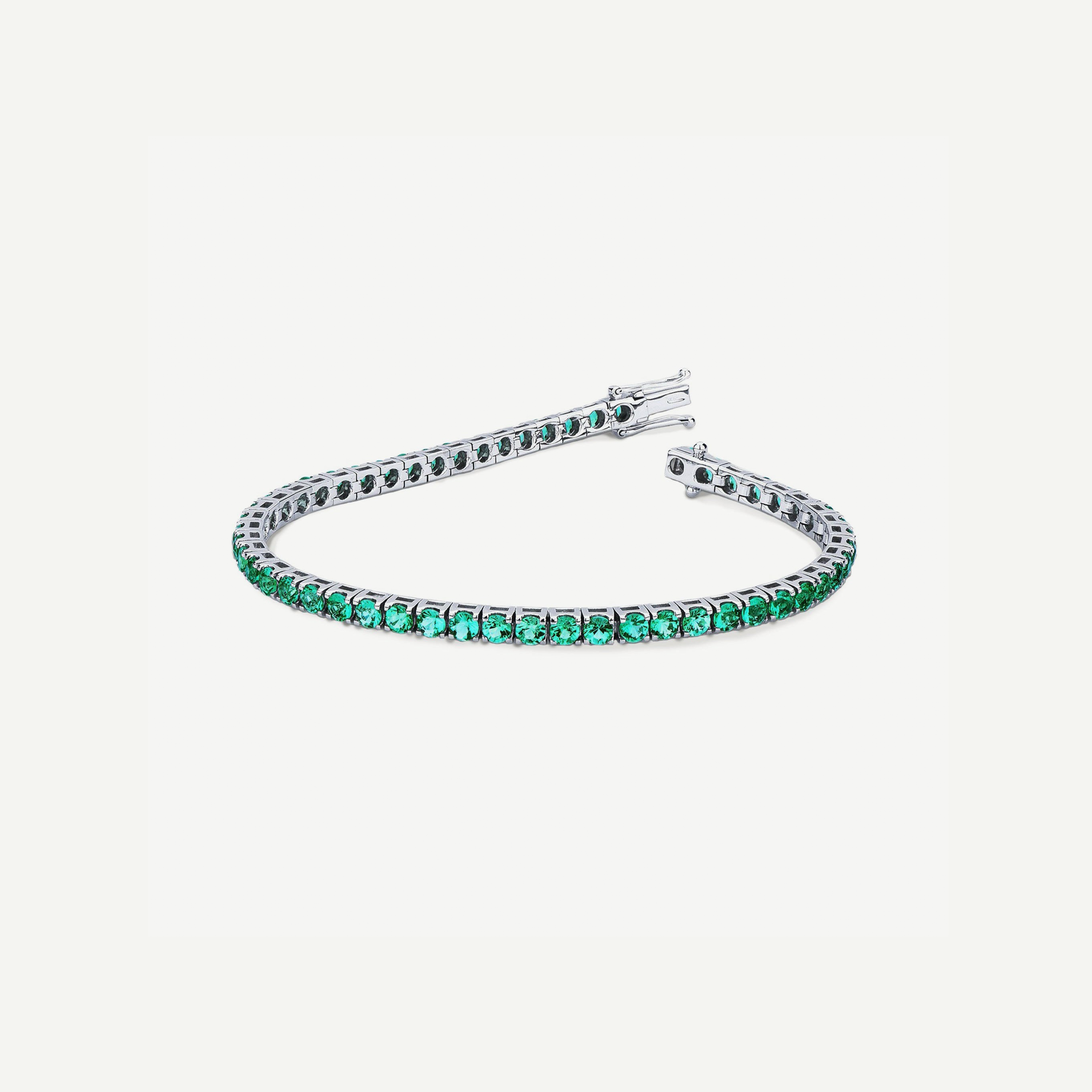 Emerald Tennis Bracelet